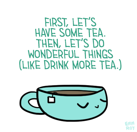 Let’s do wonderful things, like reading books!