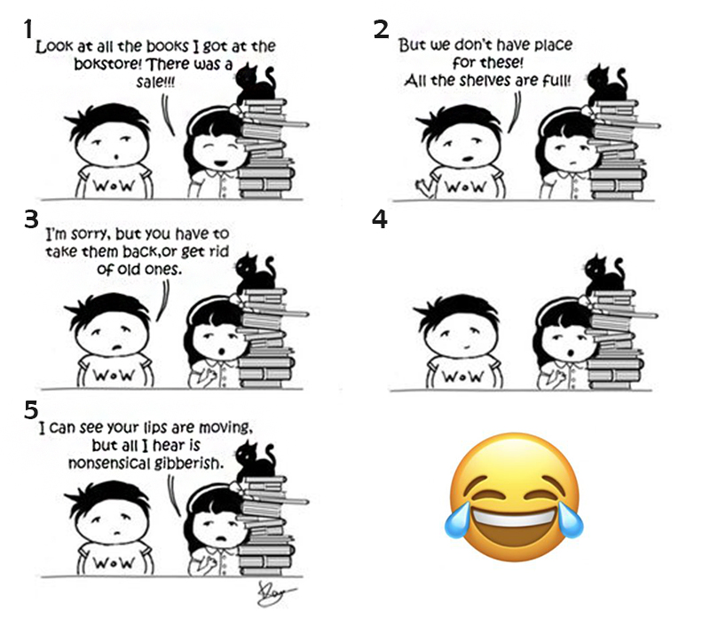 Don’t ever try to reason with unreasonable Bookworm! 😅