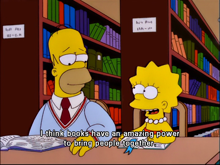 I think Books have a amazing power to bring people together