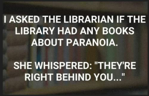 Who says librarians don’t have a sense of humour? 😅