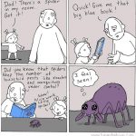 Aww, this is so sweet… but I’m afraid of spiders! 🕷🕸😬