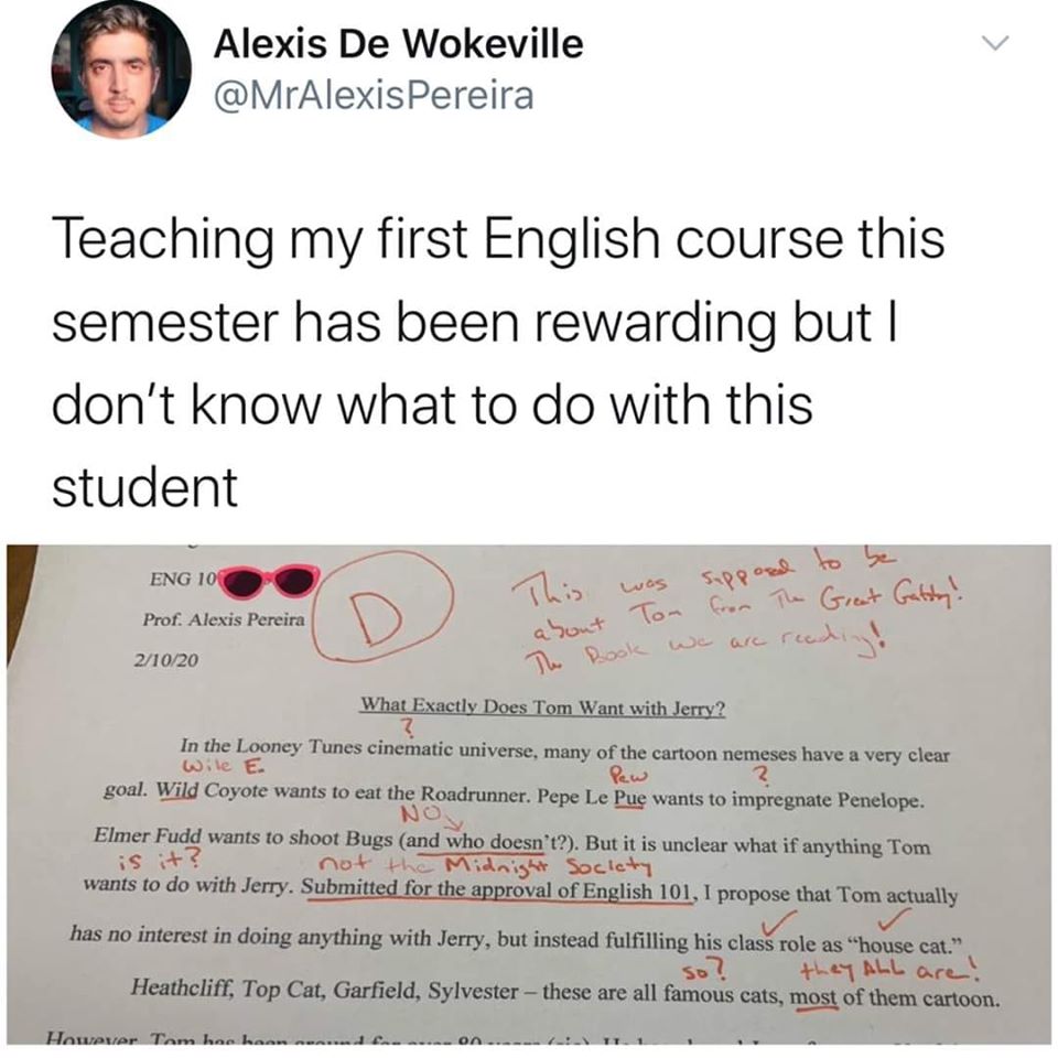 When people don’t pay attention in class… 🤣