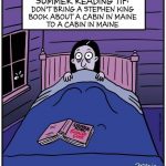 Sounds like reading Rosemary’s Baby during pregnancy! 😲