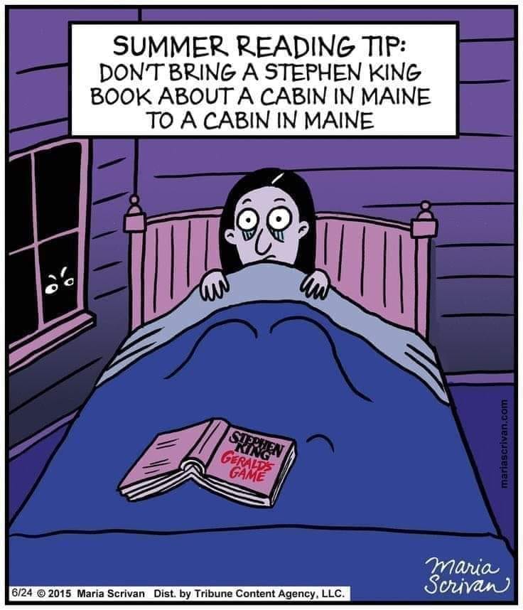 Sounds like reading Rosemary’s Baby during pregnancy! 😲