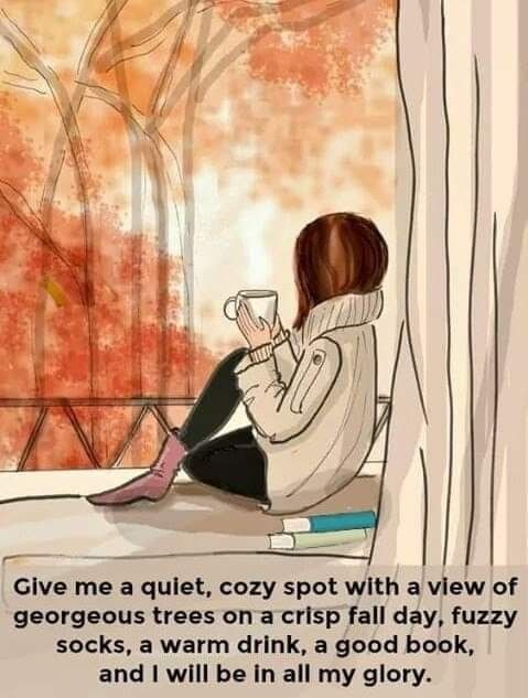 I’m looking forward to cooler weather ❄📚😍