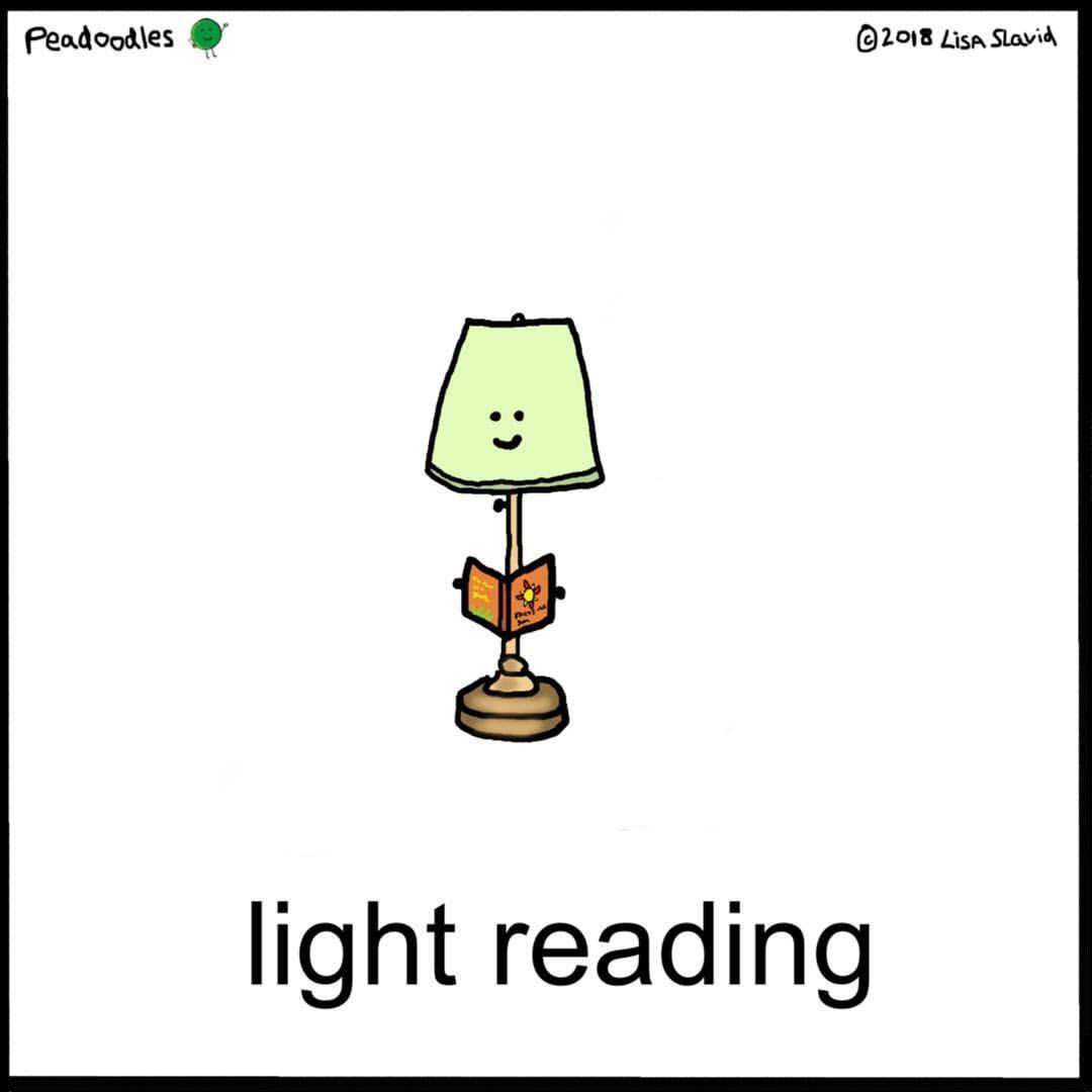 Everyone enjoys a little light reading from time to time! 😅