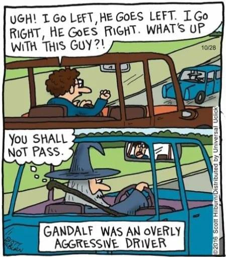There are a lot of Gandalfs out there! 🤣