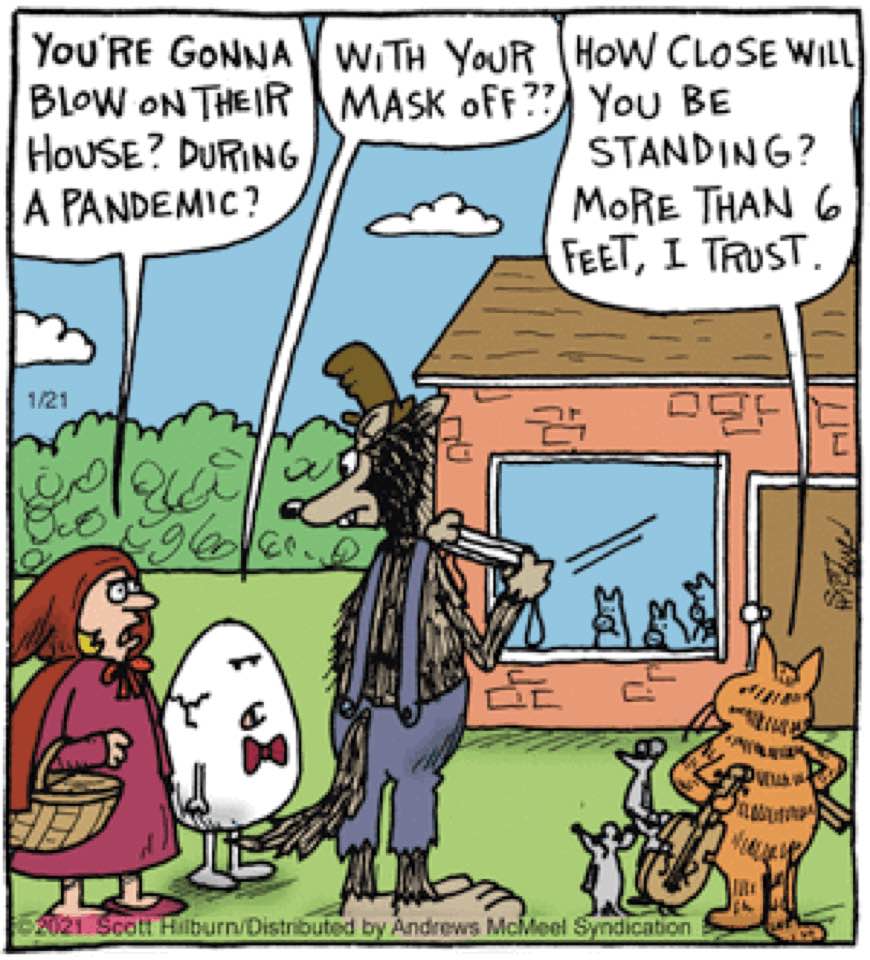 They should look at themselves before pointing at others for their flaws! They aren’t wearing masks either! 😂