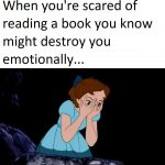 I can’t help it! The desire to read the book is stronger than me. 😅