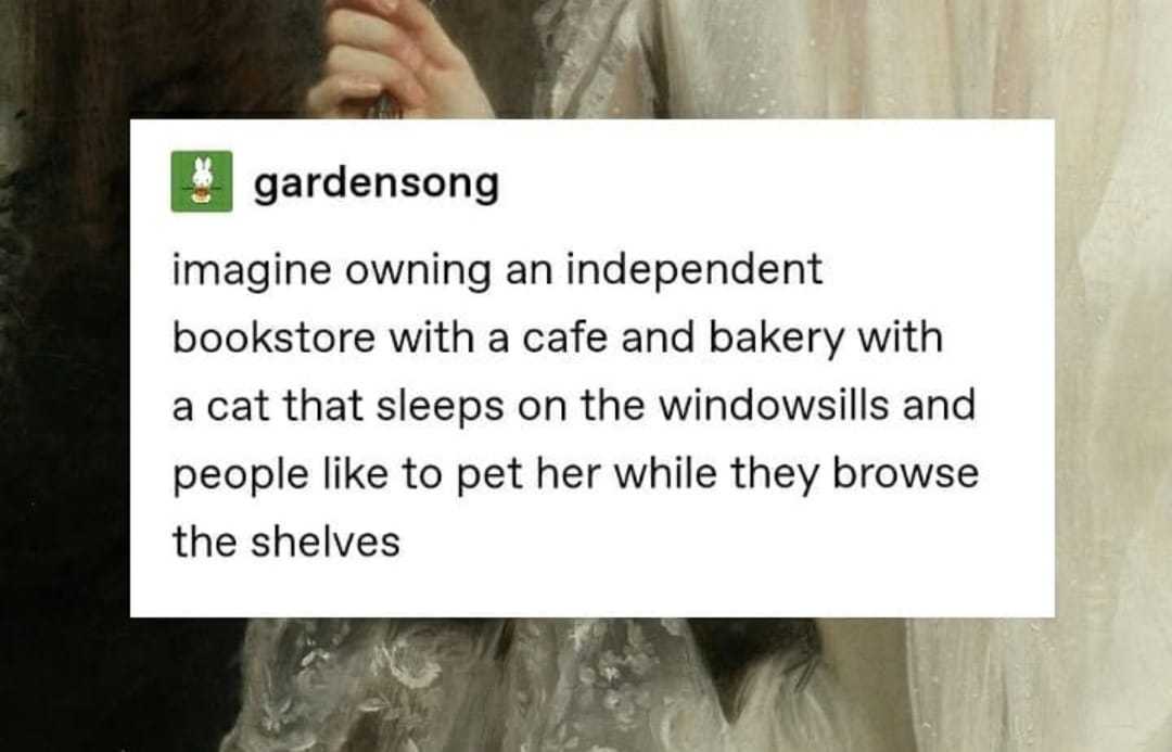 True Booklover goals! Don’t you think? 😻