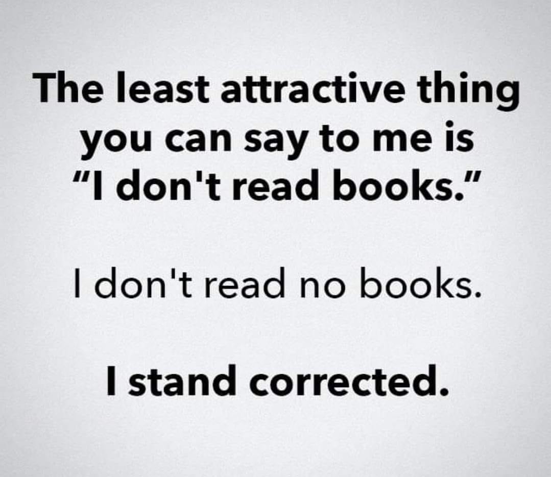 I’ve heard a lot of ‘I’m not a big reader’ 😂