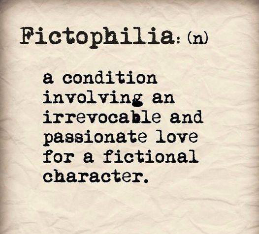 Is it also fictional love if you’re in love with a fictional character? 😆