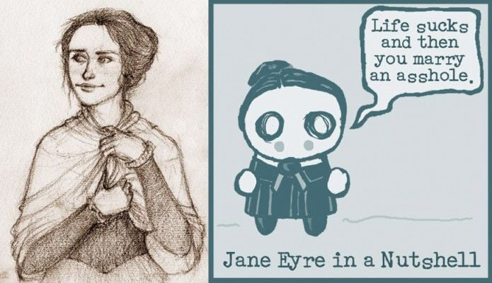 Jane Eyre in a nutshell! 😆