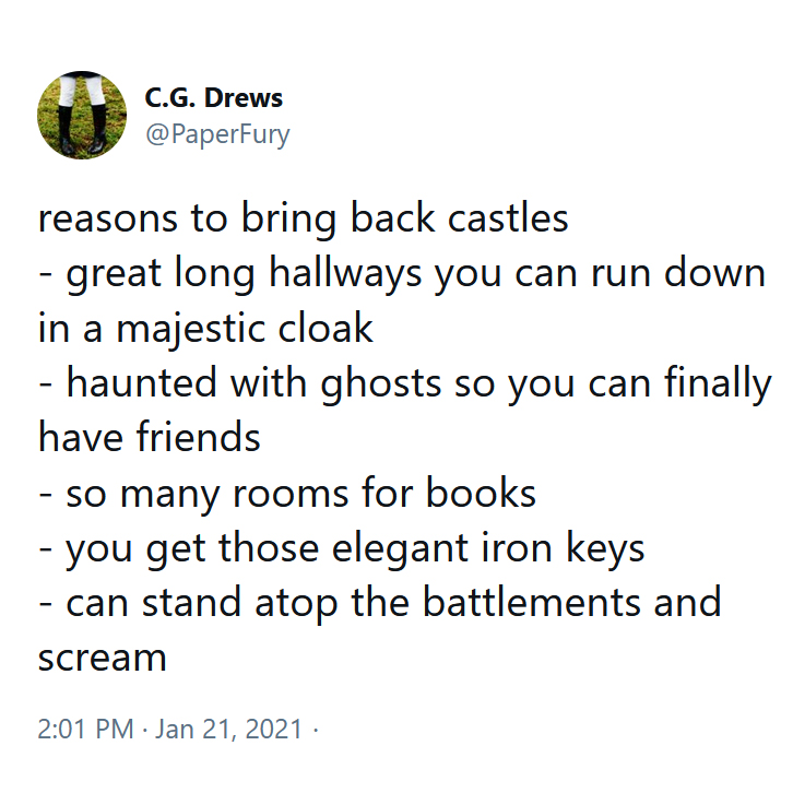 Makes perfect sense to me…! 😁