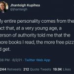I always loved to read. Free pizza was a bonus 📚❤️🍕😋