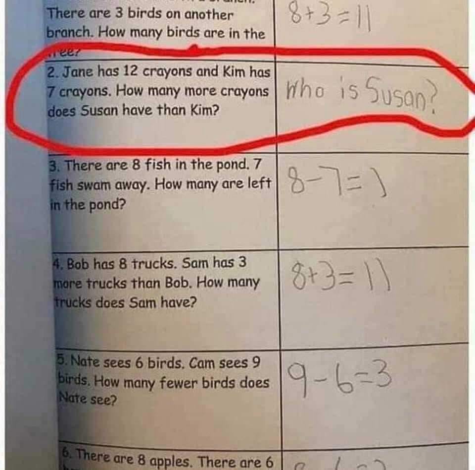 That’s a clever answer! 🤣