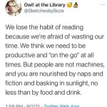 A little encouragement for every bibliophile today! ❤️