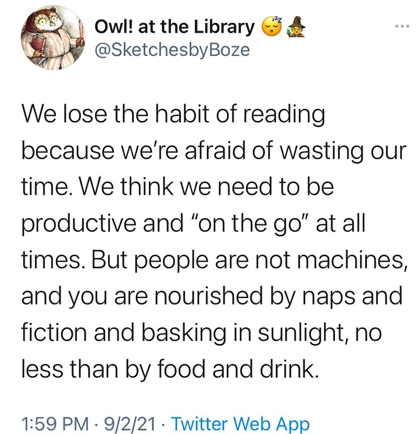 A little encouragement for every bibliophile today! ❤️