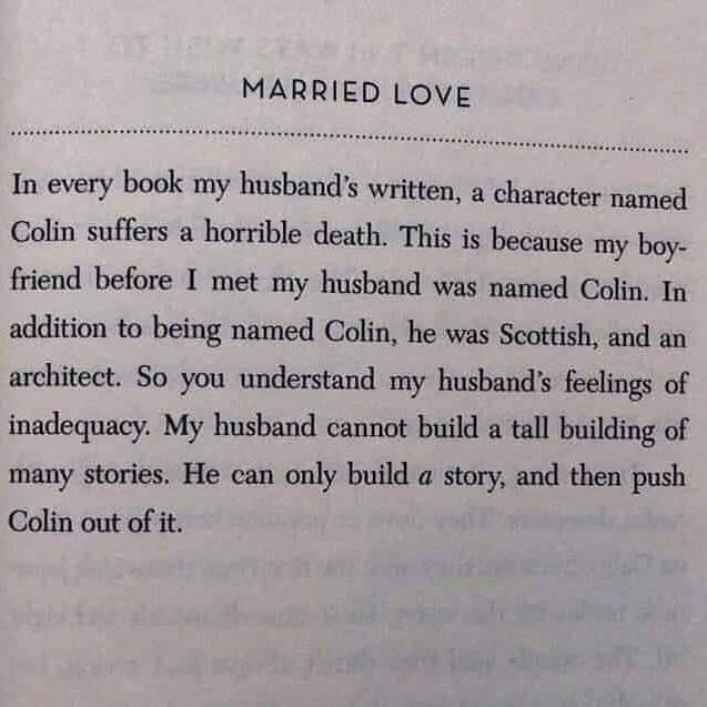 I’d rather be married to an author than an architect, but this is hilarious! 🤣