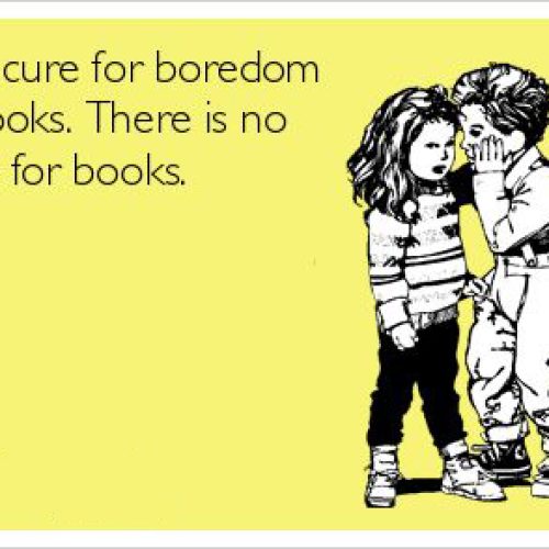 Never bored!