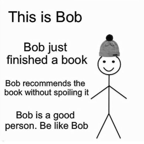 Be like Bob! 😎