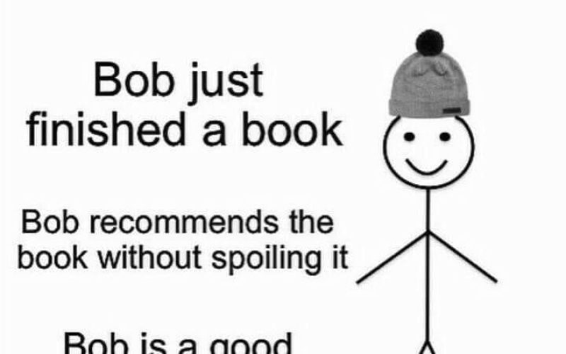 Be like Bob! 😎