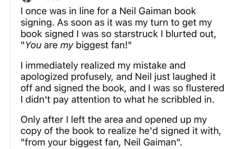 Most of us say/do stupid things in over-excited situations! 😅