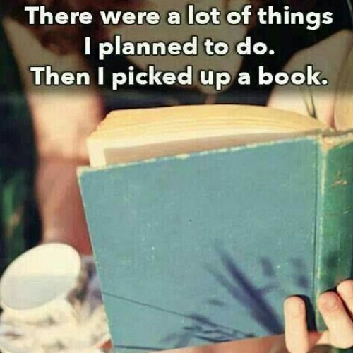 It’s Friday anyway, so just relax and read a book!