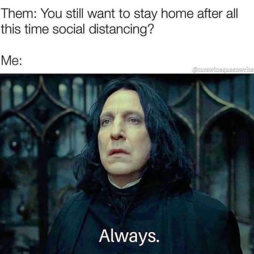 For some of us, social distancing is a lifestyle choice! 😎