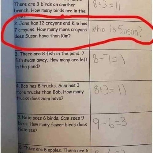 That’s a clever answer! 🤣