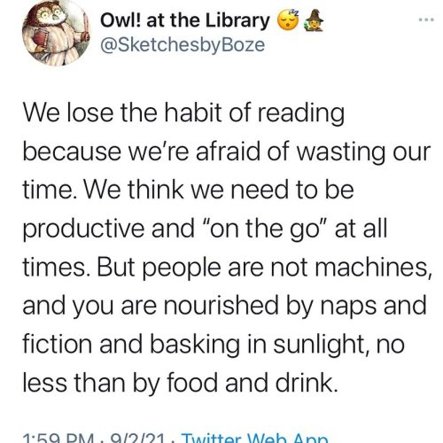 A little encouragement for every bibliophile today! ❤️