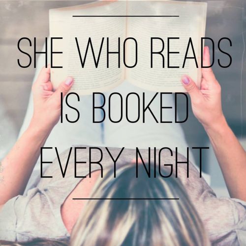 My weekend is all Booked!
