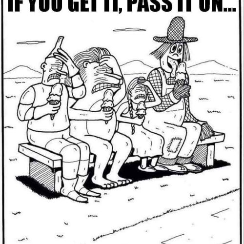 If you get it, pass it on!🍦😨😂