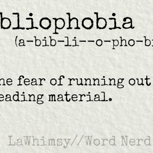 Abibliophobia