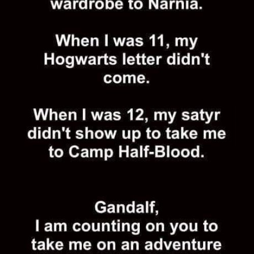 Gandalf won’t let me down. I know! 😅