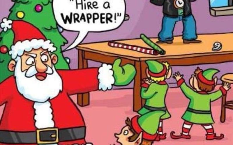 Things are going crazy at the North Pole these days! 🤣