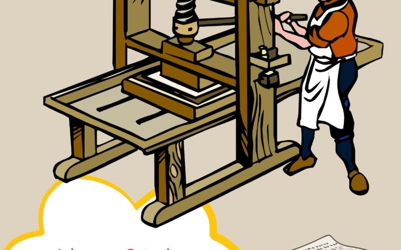 Johannes Gutenberg invented the printing press.