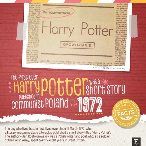 The first-ever “Harry Potter” was a short story published in communist Poland in 1972.