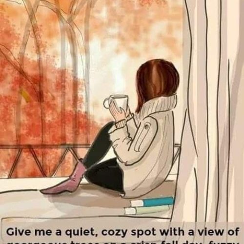 I’m looking forward to cooler weather ❄📚😍