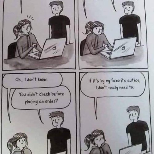 Same here, my favorite author never failed me! 😉