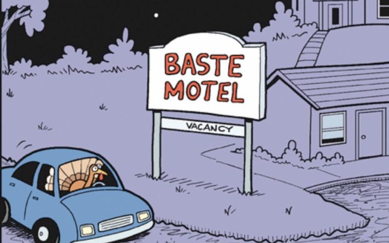 Norman is waiting with gravy. 🤣