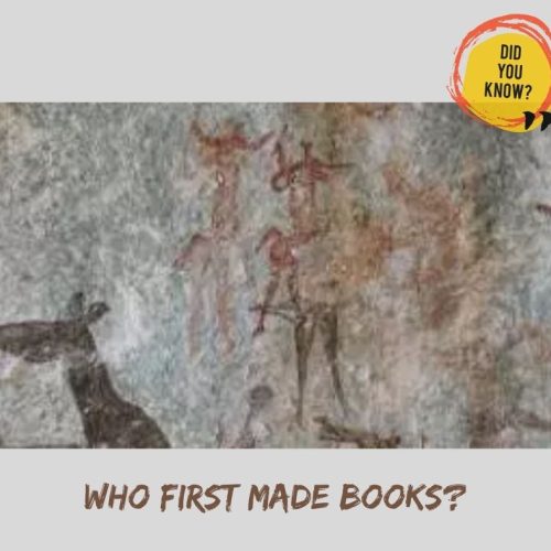 Who First Made Books?