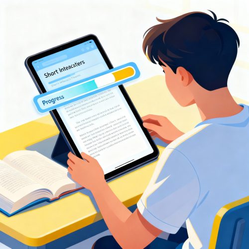 Interactive Short Reads for Busy Learners