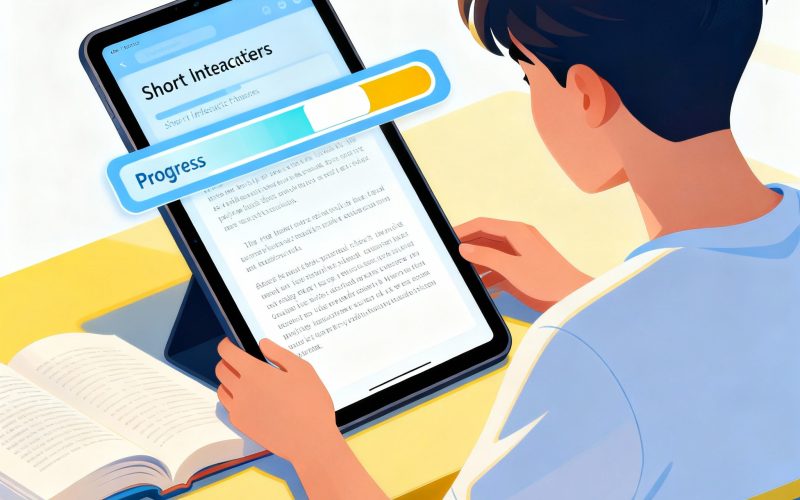 Interactive Short Reads for Busy Learners