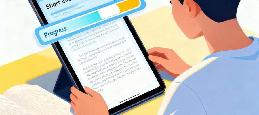 Interactive Short Reads for Busy Learners