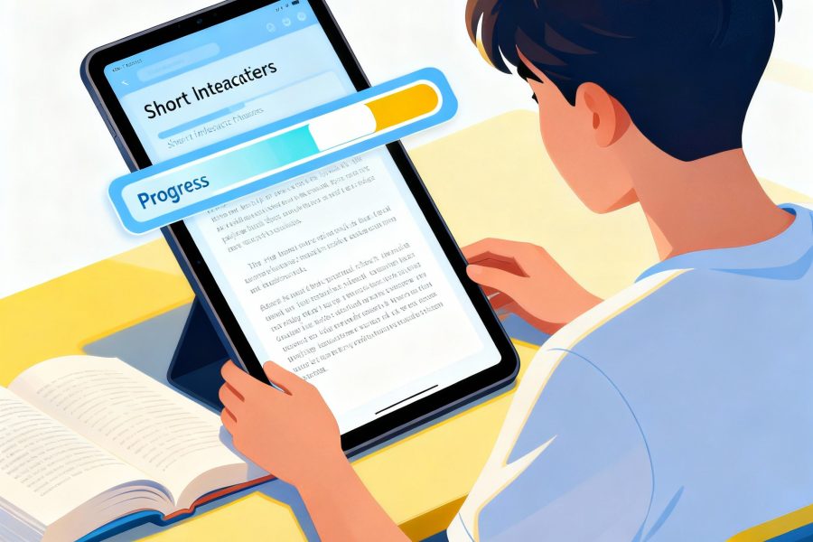 Interactive Short Reads for Busy Learners