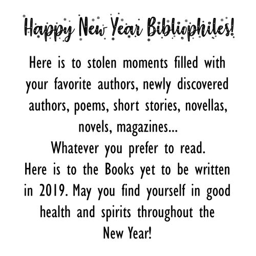 Happy New Year Bibliophiles! 🎉