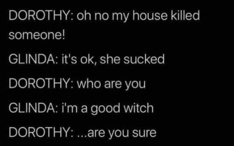 Good is such a relative term! 🤭