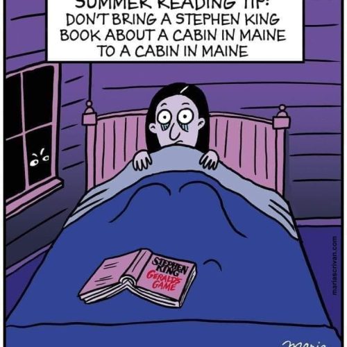 Sounds like reading Rosemary’s Baby during pregnancy! 😲